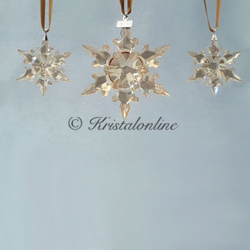Swarovski Kristal | Kerst | Kerst Ornamenten | Kerstster - Set - 2020 - Golden Shadow | 5591360